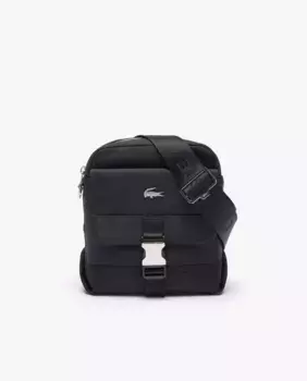 Нейлоновая сумка для фотоаппарата Kome с черным внешним карманом Lacoste, чёрный