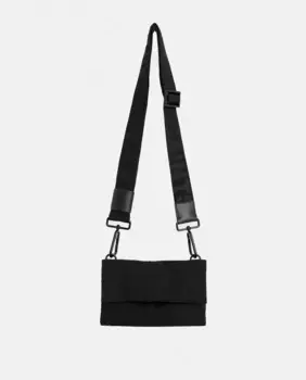 Нейлоновая сумка на плечо All Saints Ezra, черный