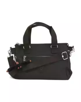 Нейлоновая сумка-пилар Kipling, черный