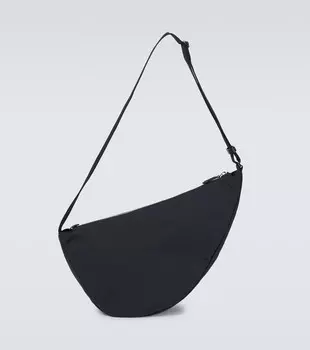 Нейлоновая сумка с напуском «банан-два» The Row, черный