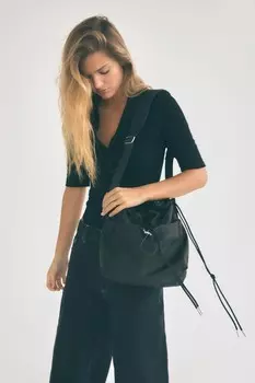 Нейлоновая сумка-ведроприемник ZARA, черный