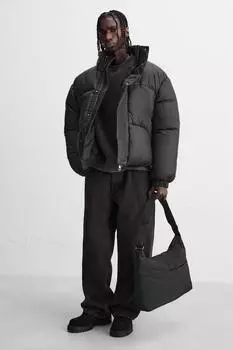 Нейлоновая сумка ZARA, черный
