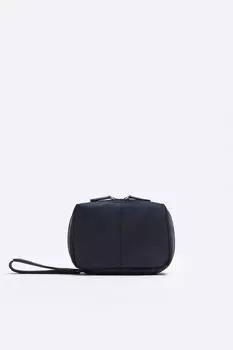 Нейлоновая туалетная сумка ZARA, синий