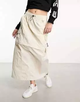 Нейлоновая юбка-карго на молнии Dickies Jackson из камня, эксклюзивная эксклюзивная упаковка для asos
