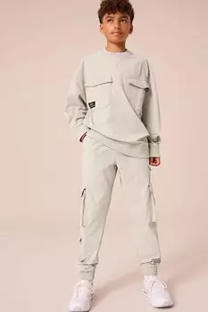 Нейлоновая верхняя рубашка (3 16 лет) Next, серый