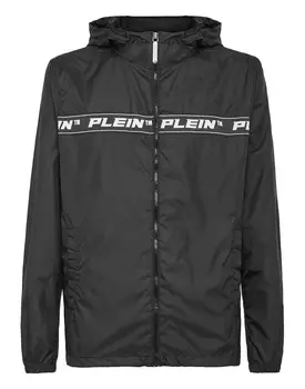 Нейлоновая ветровка Philipp Plein, черный