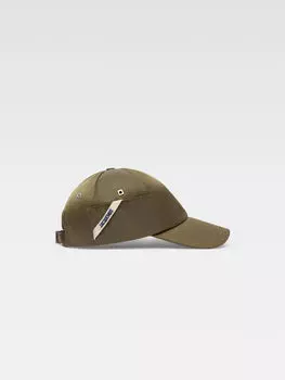 Нейлоновая военная кепка JACQUEMUS The Ovalie cap, хаки