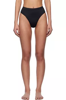 Нейлоновые бикини-трусики джерси Versace Underwear, черный