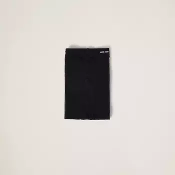 Нейлоновые колготки Miu Miu, черный