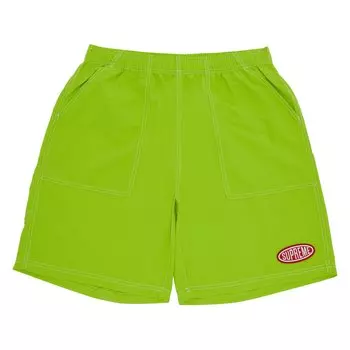 Нейлоновые шорты Supreme Lime
