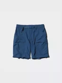 Нейлоновые шорты Uniqlo, цвет 67 синий