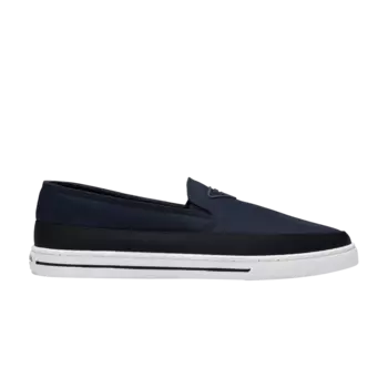 Нейлоновые слипоны Prada, синий