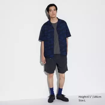Нейлоновые спортивные шорты UNIQLO, черный