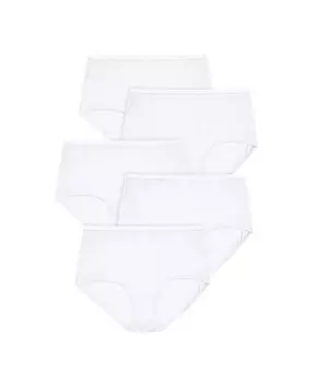 Нейлоновые трусы больших размеров (5 шт.) Comfort Choice, белый