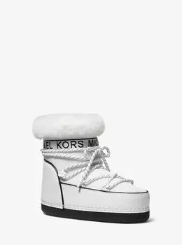 Нейлоновые зимние ботинки Zelda Michael Kors, черный