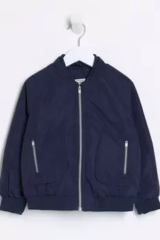 Нейлоновый бомбер для мальчика River Island, синий