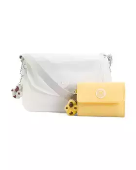 Нейлоновый комплект через плечо Despina и пикси Kipling, цвет Alabaster