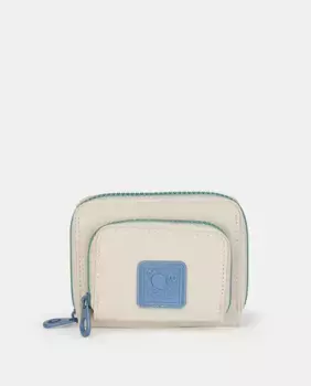 Нейлоновый кошелек цвета слоновой кости Caminatta, бежевый