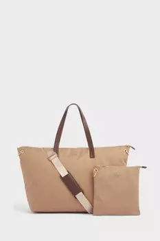 Нейлоновый кошелек The Wanderer Weekender с бумажником Osprey London, коричневый