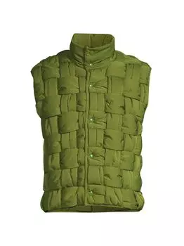Нейлоновый пуховик Intrecciato Bottega Veneta