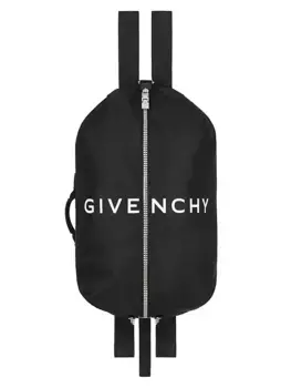 Нейлоновый рюкзак с G-молнией Givenchy, черный