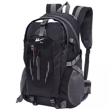 Нейлоновый рюкзак Warrior унисекс, небесно-голубой/оранжевый