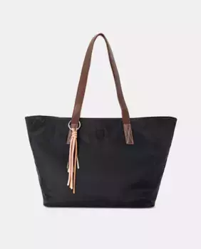 Нейлоновый шоппер с брелоком Easy Wear, чёрный