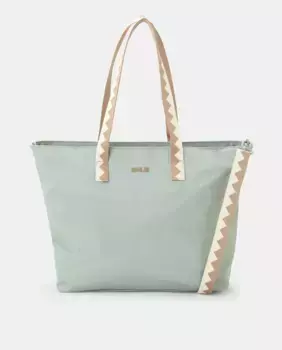 Нейлоновый шоппер с несколькими ручками Jo & Mr. Joe, цвет 582 Verde agua