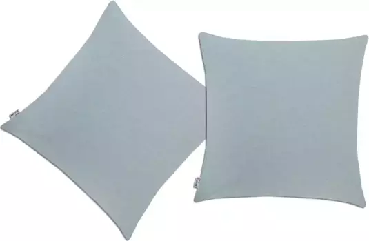 Нейтекс для вас! Декоративная подушка "Базовая", чехол на подушку без наполнения, 2 шт Neutex for you! 48х48 см, цвет salbei + unifarben