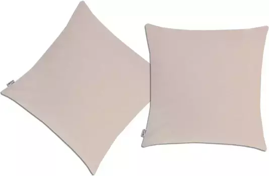 Нейтекс для вас! Декоративная подушка "Базовая", чехол на подушку без наполнения, 2 шт Neutex for you! 48х48 см, бежевый