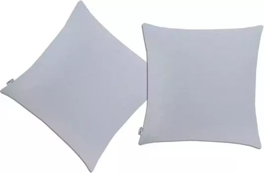 Нейтекс для вас! Декоративная подушка "Базовая", чехол на подушку без наполнения, 2 шт Neutex for you! 38х38 см, голубой