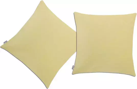 Нейтекс для вас! Декоративная подушка "Базовая", чехол на подушку без наполнения, 2 шт Neutex for you! 48х48 см, салатовый