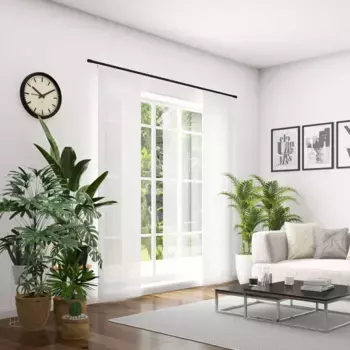 Нейтекс для вас! Раздвижная штора «Allure», (1 шт.), ширина: 60 см, на заказ Neutex For You!, цвет creme