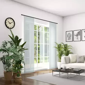 Нейтекс для вас! Раздвижная штора «Allure», (1 шт.), ширина: 60 см, на заказ Neutex For You!, цвет silberfarben