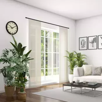 Нейтекс для вас! Раздвижная штора «Allure», (1 шт.), ширина: 60 см, на заказ Neutex For You!, серо-коричневый