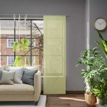 Нейтекс для вас! Раздвижная штора «Libre-ECO», (1 шт.), экологичная, на заказ Neutex For You!, зеленый