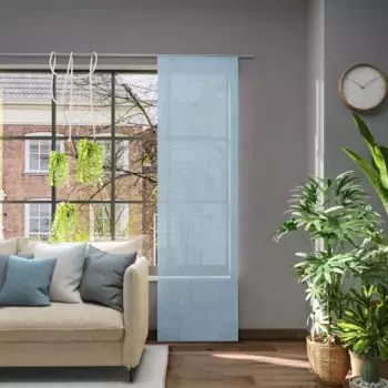 Нейтекс для вас! Раздвижная штора «Libre-ECO», (1 шт.), экологичная, на заказ Neutex For You!, цвет blau