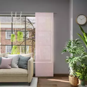 Нейтекс для вас! Раздвижная штора «Libre-ECO», (1 шт.), экологичная, на заказ Neutex For You!, цвет flieder