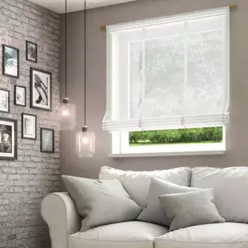 Нейтекс для вас! Римская штора «Либре-ЭКО», со штангой, свободно висящая Neutex For You!, цвет wollwei