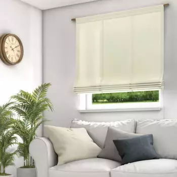 Нейтекс для вас! Римская штора «Мара-ЭКО» со штангой, свободно висящая Neutex For You!, цвет sand