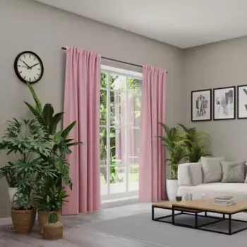 Нейтекс для вас! Штора «BELMONDO», (1 шт.), однотонная с бархатистой поверхностью, на заказ Neutex For You!, цвет malve