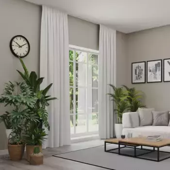 Нейтекс для вас! Штора «INSULA», (1 шт.), однотонная, для сильного затемнения Neutex For You!, цвет wollwei