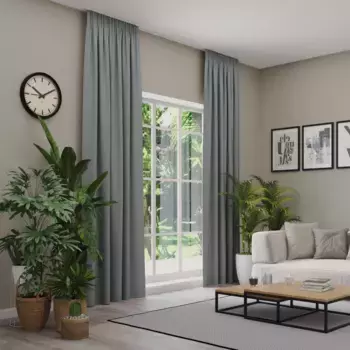 Нейтекс для вас! Штора «INSULA», (1 шт.), однотонная, для сильного затемнения Neutex For You!, цвет hellgrau