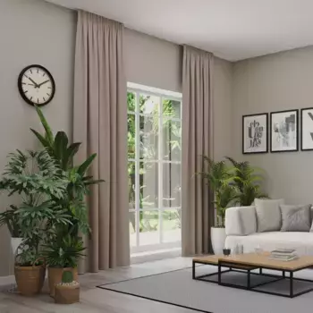 Нейтекс для вас! Штора «INSULA», (1 шт.), однотонная, для сильного затемнения Neutex For You!, цвет braungrau