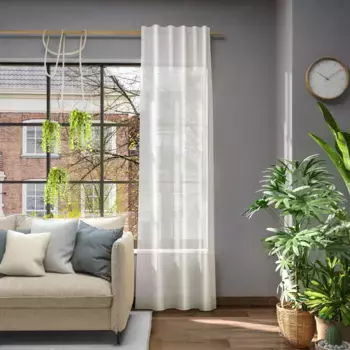 Нейтекс для вас! Штора «Libre-ECO», (1 шт.), устойчивая, на заказ Neutex For You!, цвет creme