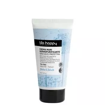 Нейтральное и деликатное очищение Крем для рук с чайным деревом 50 мл bio Happy