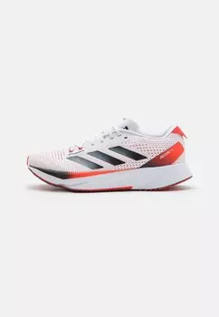 Нейтральные кроссовки Adizero Sl Adidas, цвет footwear white/core black/bright red