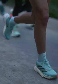Нейтральные кроссовки ADIZERO SL adidas Performance, цвет light aqua/carbon/solar red