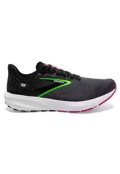 Нейтральные кроссовки LAUNCH 10 Brooks, цвет black blackened pearl green