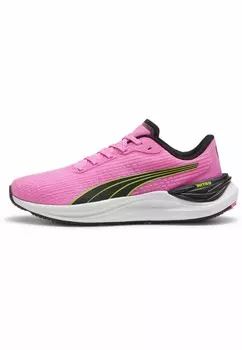 Нейтральные кроссовки Puma, ядовито-розово-черно-лаймовый пух Electrify Nitro